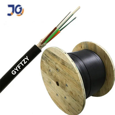 FRP Strength Member LSZH Sheath Fiber Optic Cable GYFTZY stratificato tubo all'aria aperta cavo in fibra ottica