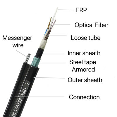 Figura 8 Cavo ottico a fibra ottica GYFTC8Y53