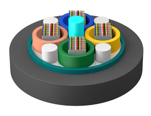 Cavo a nastro in fibra ottica GYDTS tubo sciolto con nastro in acciaio ondulato