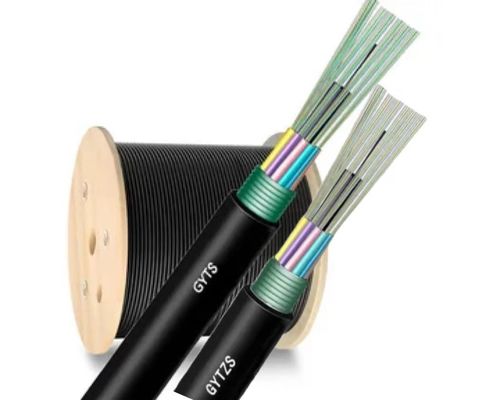 Cavo blindato in fibra ottica per esterni GYTZS Giacca antincendio LSZH Cavo di guarnizione esterna