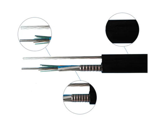 24 nuclei Figura 8 GYTC8A GYTC8S Cable a fibra ottica blindato aereo autosostentante