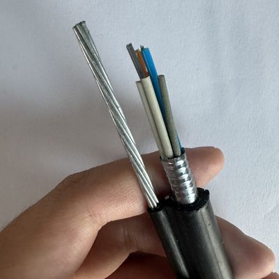 Figura aerea 8 Cavo in fibra ottica autoportante GYXTC8S GYTC8A GYXTC8Y GYTC8S con messaggero in filo d'acciaio