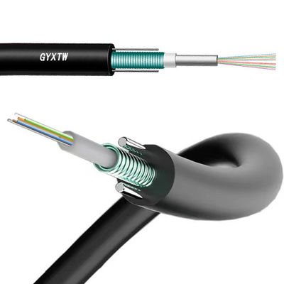Cable a fibra ottica GYXTW blindato 2 4 6 8 12 24 cavo a fibra ottica