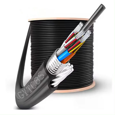 Cable di fibra ottica GYTC8S GYXTC8S GYFTC8S Nastro di acciaio Cable blindato a fibra ottica