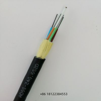 100M 120M 150M Span Autoportanza Cavo in fibra ottica Cavo ADSS per antenna