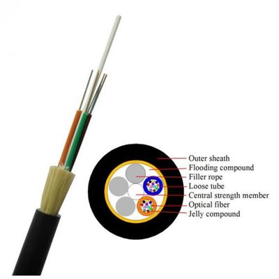 12 24 48 fibre ADSS G652D Cavo ottico aereo autoportante