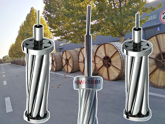 OPGW Cavo in fibra ottica Cavi a terra Potenza 4 48 Core Single Mode Aerial Overhead