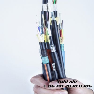 Vendita a caldo Cavo a fibra ottica aerea monomodo 12 24 48 96 144 Cavo a fibra ottica adss/asu/gyxtw/gyta per condotto