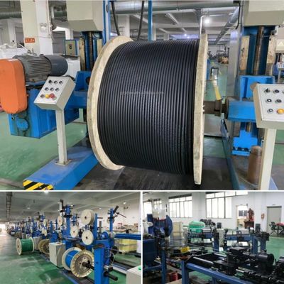 12 core GYXTW cavo in fibra ottica SM esterno unitube blindato con nastro d'acciaio 6mm 7mm 8mm cavo in fibra ottica