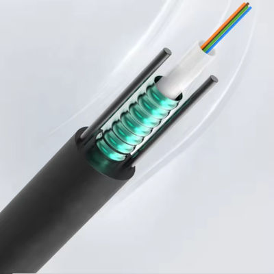 Cina Fabbrica 12 Core Single Mode Fiber Optic Cable Armored GYXTW Outdoor Fiber Optic Cable Per Telecomunicazioni