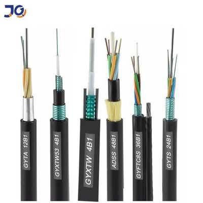 Cina Fabbrica 12 Core Single Mode Fiber Optic Cable Armored GYXTW Outdoor Fiber Optic Cable Per Telecomunicazioni