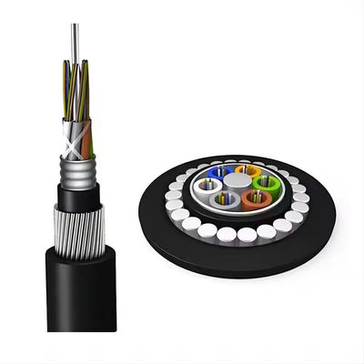 72 core GYTA33 cavo in fibra ottica sottomarino anti roditori cavo in fibra ottica blindato