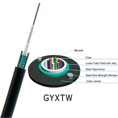 GYXTW MM OM3 12 Core Cablo in fibra ottica per esterni
