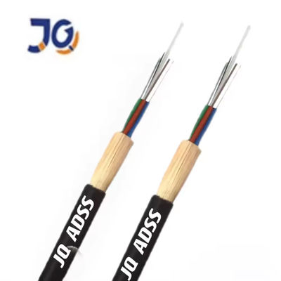 24 Hilos 48 Fo 72 96 144 Core Single / Double Sheath ADSS Outdoor Aerial All Dielectric Fiber Optical Cable Span 100m Pri