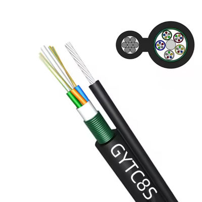 JQ Factory Outdoor Self-Supporting Figure 8 Cable Type GYTC8S GYTC8A 60 Core 72 Core Fiber Optic Cable 1km Prezzo