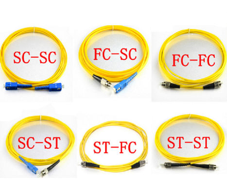 Jumper personalizzato di alta qualità SM MM Simplex Duplex 2.0mm 3.0mm FC/SC/LC/APC/UPC Fiber Optic Patch Cord