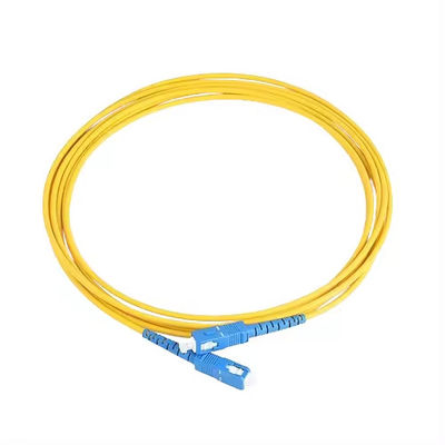 2.0mm 3.0mm SC UPC a SC UPC Duplex Jumper 1m 2m 3m 5m SM MM G652d SC Fibra ottica Patch Cord Patchcord