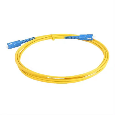 2.0mm 3.0mm SC UPC a SC UPC Duplex Jumper 1m 2m 3m 5m SM MM G652d SC Fibra ottica Patch Cord Patchcord