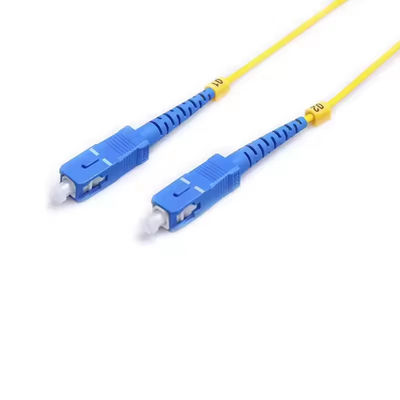 2.0mm 3.0mm SC UPC a SC UPC Duplex Jumper 1m 2m 3m 5m SM MM G652d SC Fibra ottica Patch Cord Patchcord
