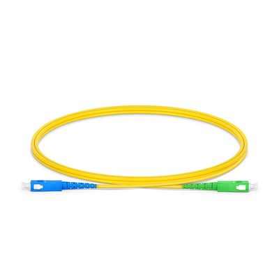 cavo di patch in fibra ottica 3.0mm LSZH SC/APC a SC/UPC 1m 2m 3m Patch Cord
