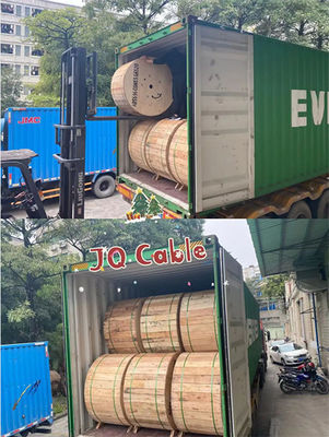 Fabbrica Jiqian ADSS Cable di fibra ottica autosostenente 12 24 48 Core Span 120m Cavi di fibra ottica G652D ADSS 567 Core