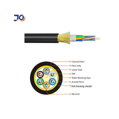 Cable in fibra ottica ADSS autoappoggiabile 24 48 Cable in fibra di base per carico aereo