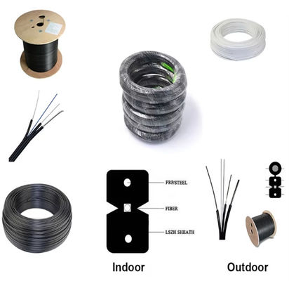 G657a1 G657a2 LSZH Giacca cavo FTTH a goccia Cavo a goccia esterno Cavo a fibra ottica FTTX
