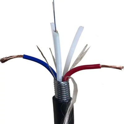 4 nuclei OPLC cablo ibrido in fibra ottica composto con conduttore di rame