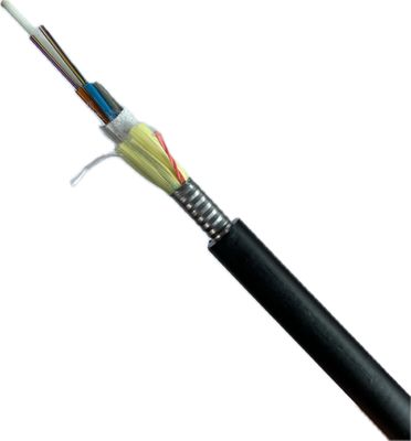 12/24/36/48 /96 Core ADSS ARSS singolo cavo in fibra ottica con armatura ad acciaio
