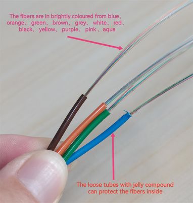12/24/48/96C Canno aereo esterno GYTS GYFTS Cavo in fibra ottica