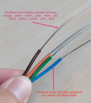 Single-mode Muitimode OM1 OM2 OM3 Esterno condotto aereo sotterraneo GYTS GYFTS Cavo in fibra ottica