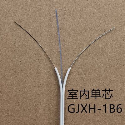 2 Core Indoor FTTH GJXH-2B6 Drop Cable G657A2 LSZH PVC Jacket