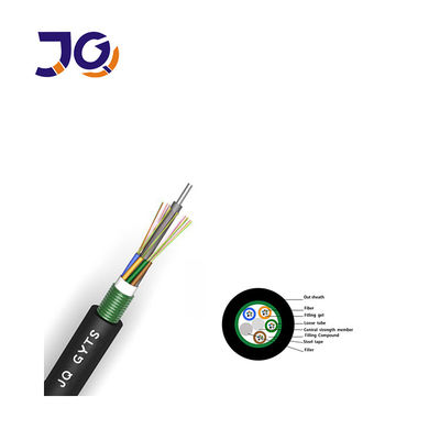 SM MM Armored G652D 24 48 96Core Fiber Optic Cable GYTS