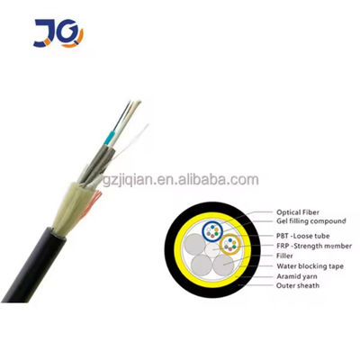 Cina Fornitore di cavi ADSS Single Jacket 48 Core Single o Multi Mode FRP 1.5mm 100m Span Length Fiber Optic Cable