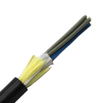 Cina Fornitore di cavi ADSS Single Jacket 48 Core Single o Multi Mode FRP 1.5mm 100m Span Length Fiber Optic Cable