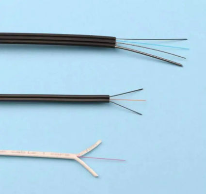 Cavo in fibra ottica 1 2 4 Core GJYXCH/GJYXFCH Fibra di acciaio FTTH Drop Cable G657A Per esterni