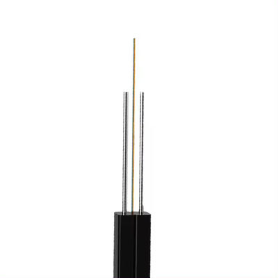 CABLO DROP di fibra ottica in acciaio nero/bianco o FRP