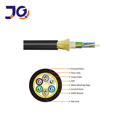 Cable a fibra ottica ad aria aperta ADSS 24 48 96 Core Span 100m