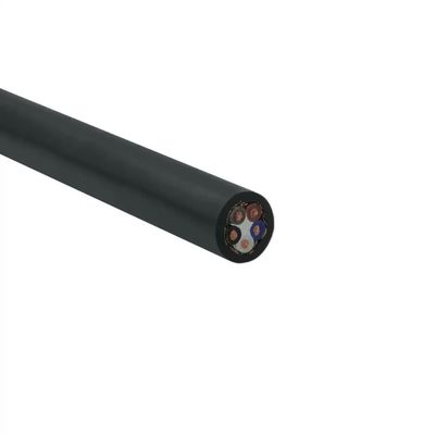 Cavo RVVP LSZH ibrido in fibra PVC per esterni con 2/3/4/5/6 conduttori Cat6 FTP a spirale schermato in rame puro per segnali di controllo