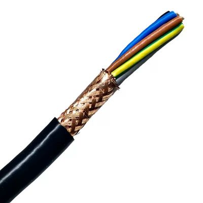 Cavo RVVP LSZH ibrido in fibra PVC per esterni con 2/3/4/5/6 conduttori Cat6 FTP a spirale schermato in rame puro per segnali di controllo