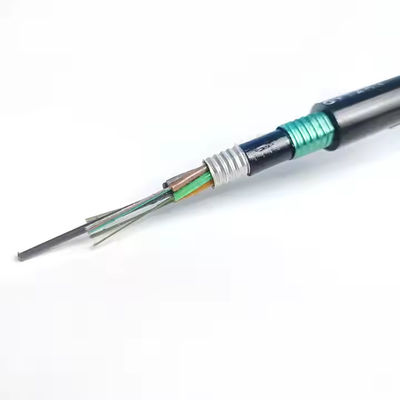 Stoccaggio di fabbrica GYTS53-96 a doppia armatura per esterni Cori cavo a fibra ottica doppia giacca G652D Spedita il giorno stesso
