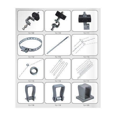 Preformato Guy Grip Acciaio di lega di alluminio 70KN per 6-15mm Cavo