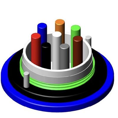 MGXTSV LSZH Cavo in fibra ottica blindato ignifugo per miniere Telecom