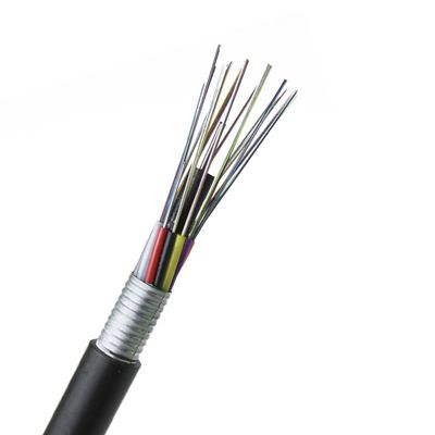 Cavo in fibra ottica corazzato in alluminio GYTA da 2 a 144 fibre, a tubi lenti, per installazione esterna in condotta o interramento diretto