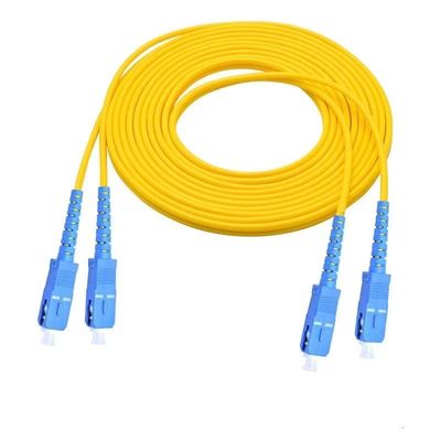 SC/APC a SC/UPC Simplex Single Mode Fiber Patch Cable 3.0mm LSZH Jacket OS2 G.657A2 Jumper Cord 1M 2M 3M