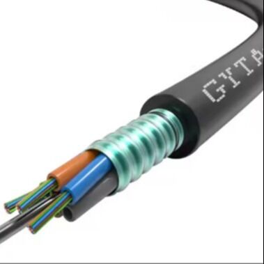 GYTA Outdoor Single Mode Fiber Optic Cable G652D 12 24 Core Duct Aerial Universal Fabbrica di fornitura diretta