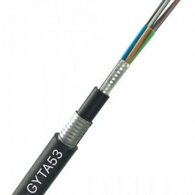 GYTA53 Cavo in fibra ottica 48 96 Core doppio alluminio pesante blindato singolo modo esterno cavo di sepoltura diretta