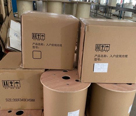 filo di acciaio di 1.0mm G657A G652D 1 2 un cavo flessibile dei 4 centri