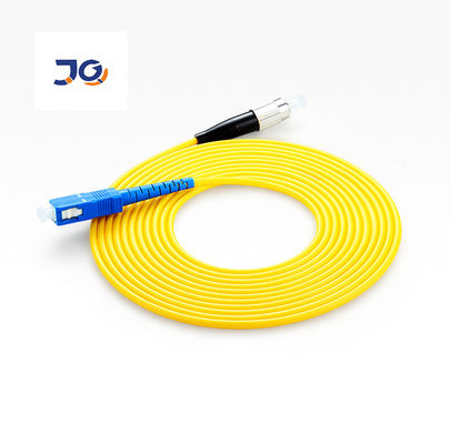 Duplex OS2 9 125um SC a LC Single Mode Fiber Optic Patch Cord Low Loss