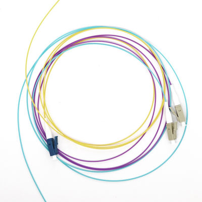 12 Core FTTH Fiber Optic Pigtails SC/LC/ST-UPC/APC Single Mode Colorato per i data center